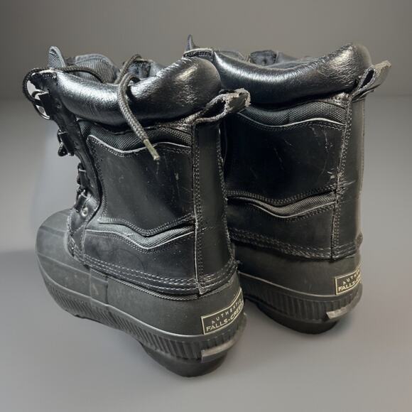 Vtg Authentic Falls Creek Thermo Lite Black Snow Boots Dupont Thinsulation M 8 main image 10